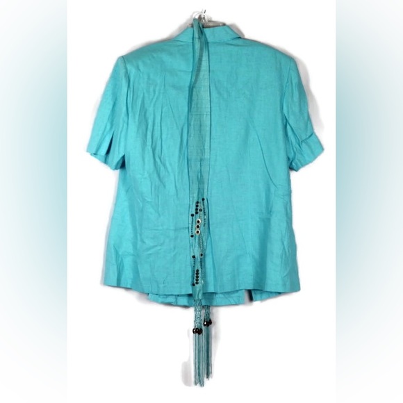 Dressbarn 3Piece Pants Set Pants Blazer Tank Belt - Picture 4 of 7